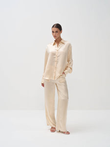 Roisin Shirt & Pants Set in Naia™ Satin