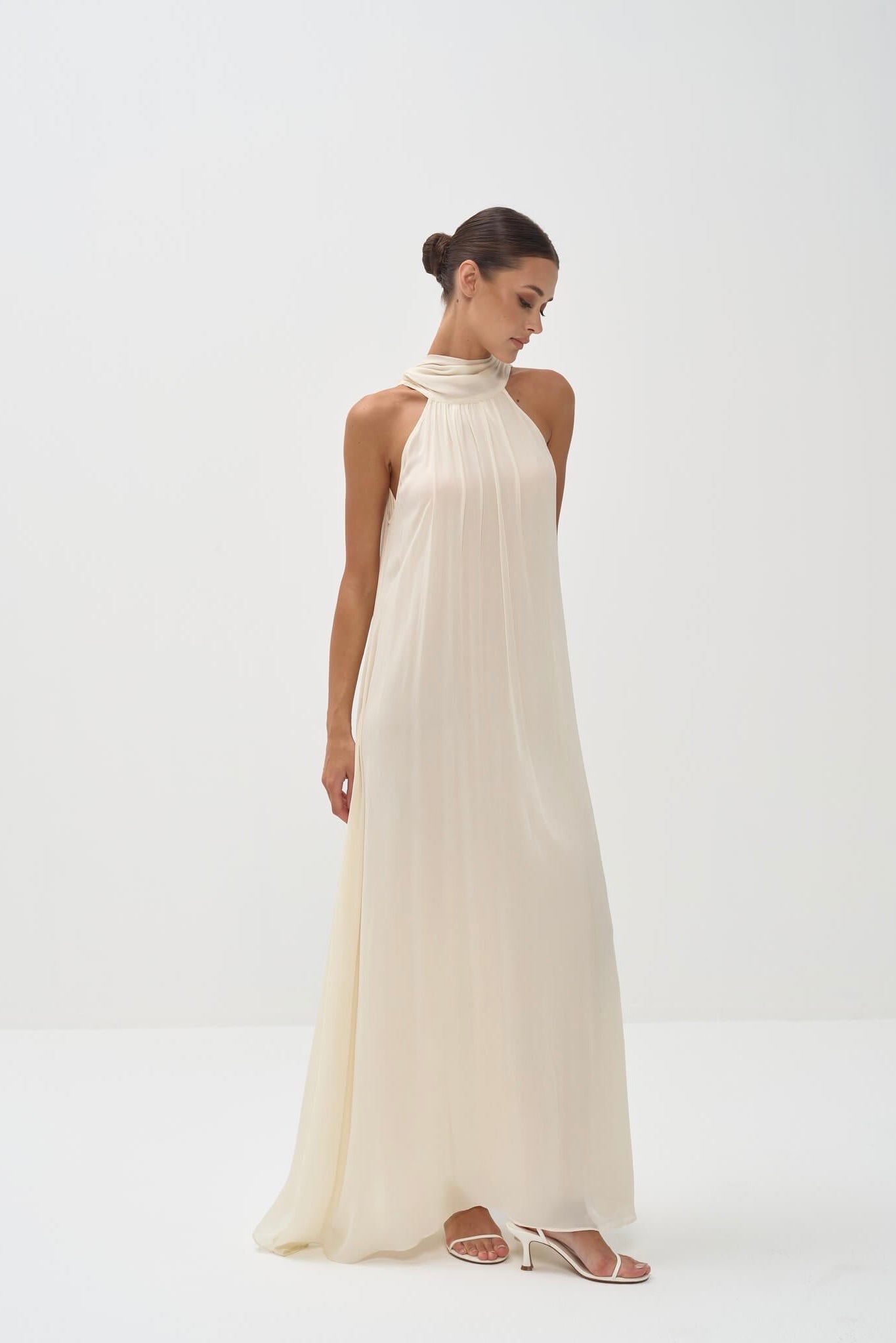 Rosalia Statement Pleated Maxi - Fluid Pleated Fabric with Polished Lines and Refined Elegance - NRA Rosalia Statement Pleated Maxi - Fluid Pleated Fabric with Polished Lines and Refined Elegance - NRA