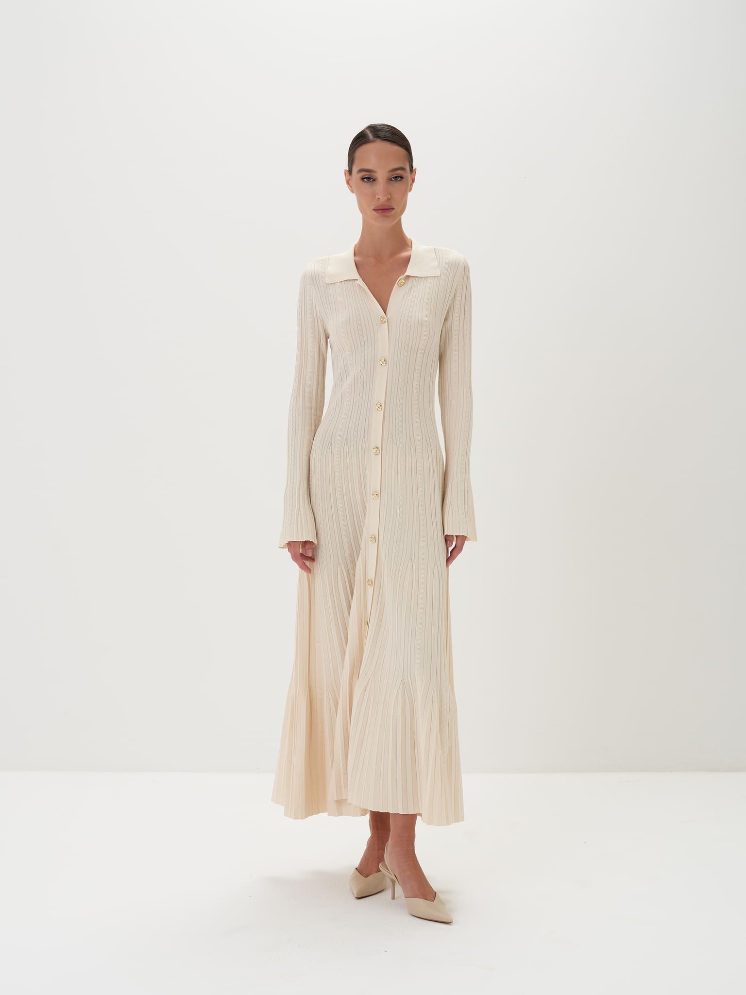 Aurelie Knit Dress - Premium Soft Knit with Fluid Silhouette and Refined Profile for Effortless Everyday Styling - NRA Aurelie Knit Dress - Premium Soft Knit with Fluid Silhouette and Refined Profile for Effortless Everyday Styling - NRA