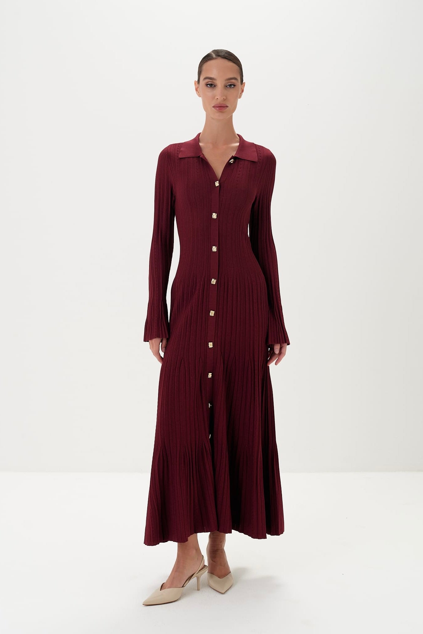 Aurelie Knit Dress - Premium Soft Knit with Fluid Silhouette and Refined Profile for Effortless Everyday Styling