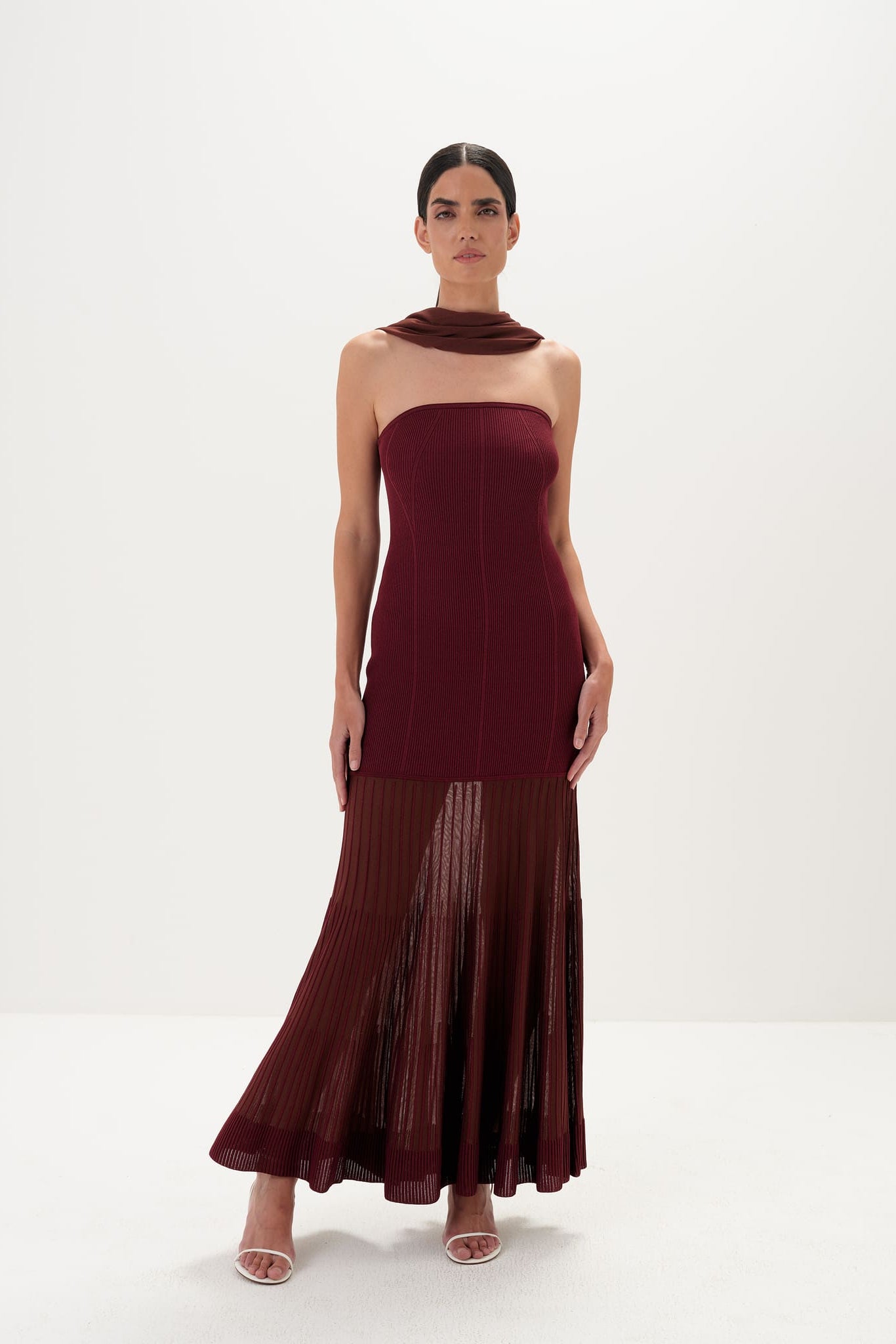 Celeste Tailored Knit Maxi - Premium Fabric with Graceful Fall and Contemporary Silhouette - NRA Celeste Tailored Knit Maxi - Premium Fabric with Graceful Fall and Contemporary Silhouette - NRA