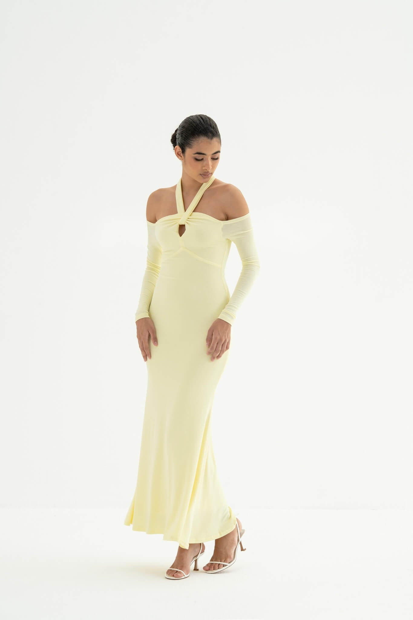 Laurie Cut-Out Halter Dress
