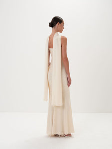 Noa Scarf Gown in Knit