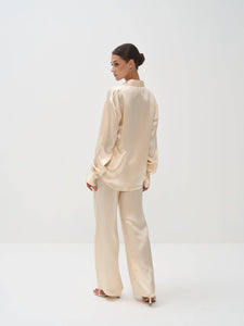 Roisin Shirt & Pants Set in Naia™ Satin