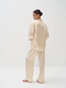 Roisin Shirt & Pants Set in Naia™ Satin