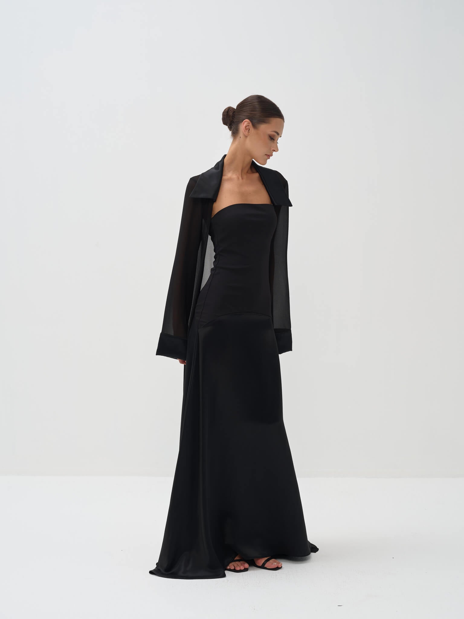 Amira Jacket & Dress Set in Naia Satin NRA Amira Jacket & Dress Set in Naia Satin NRA