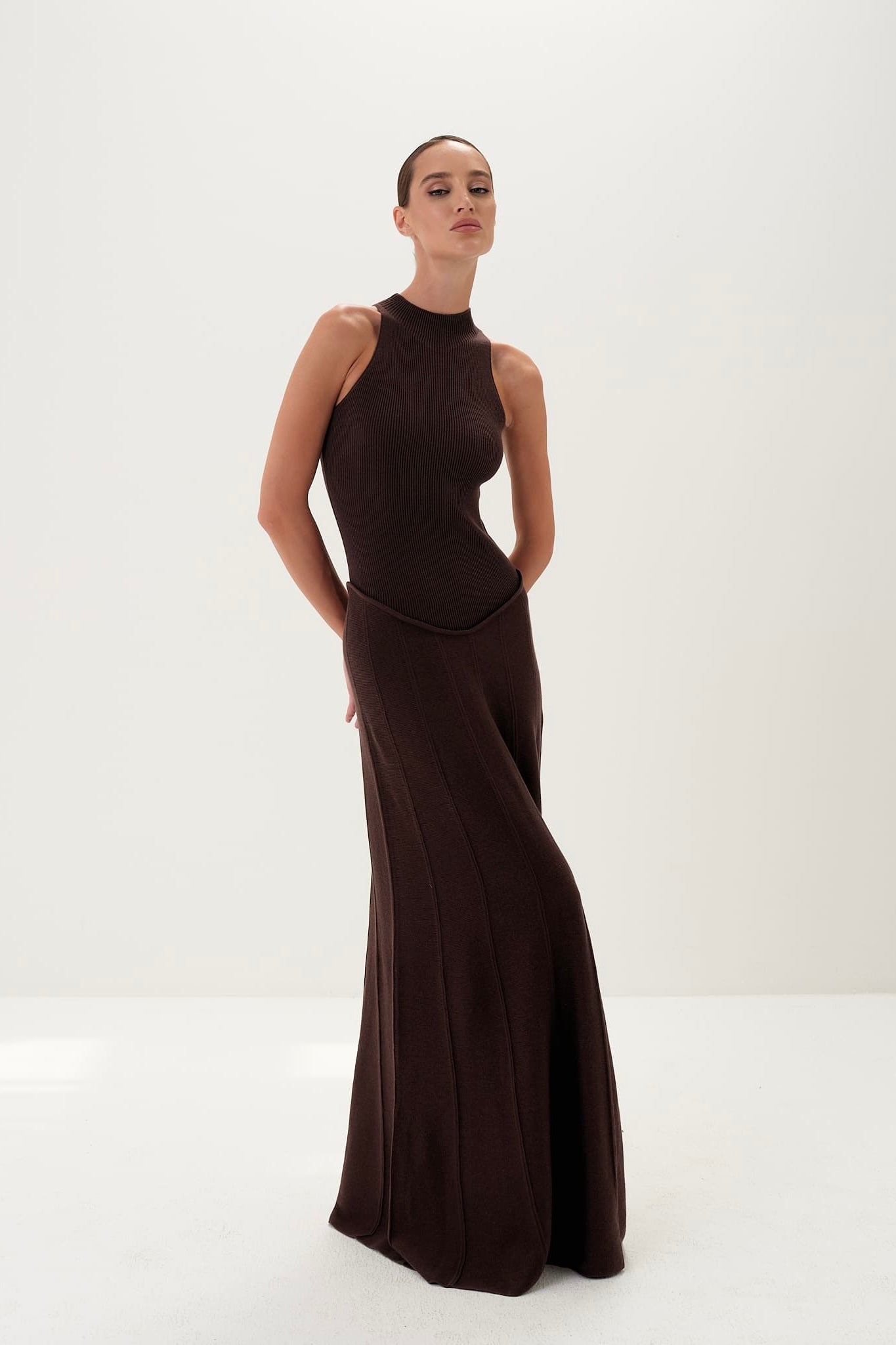 Asteri Maxi Dress in Cotton Knit NRA Asteri Maxi Dress in Cotton Knit NRA