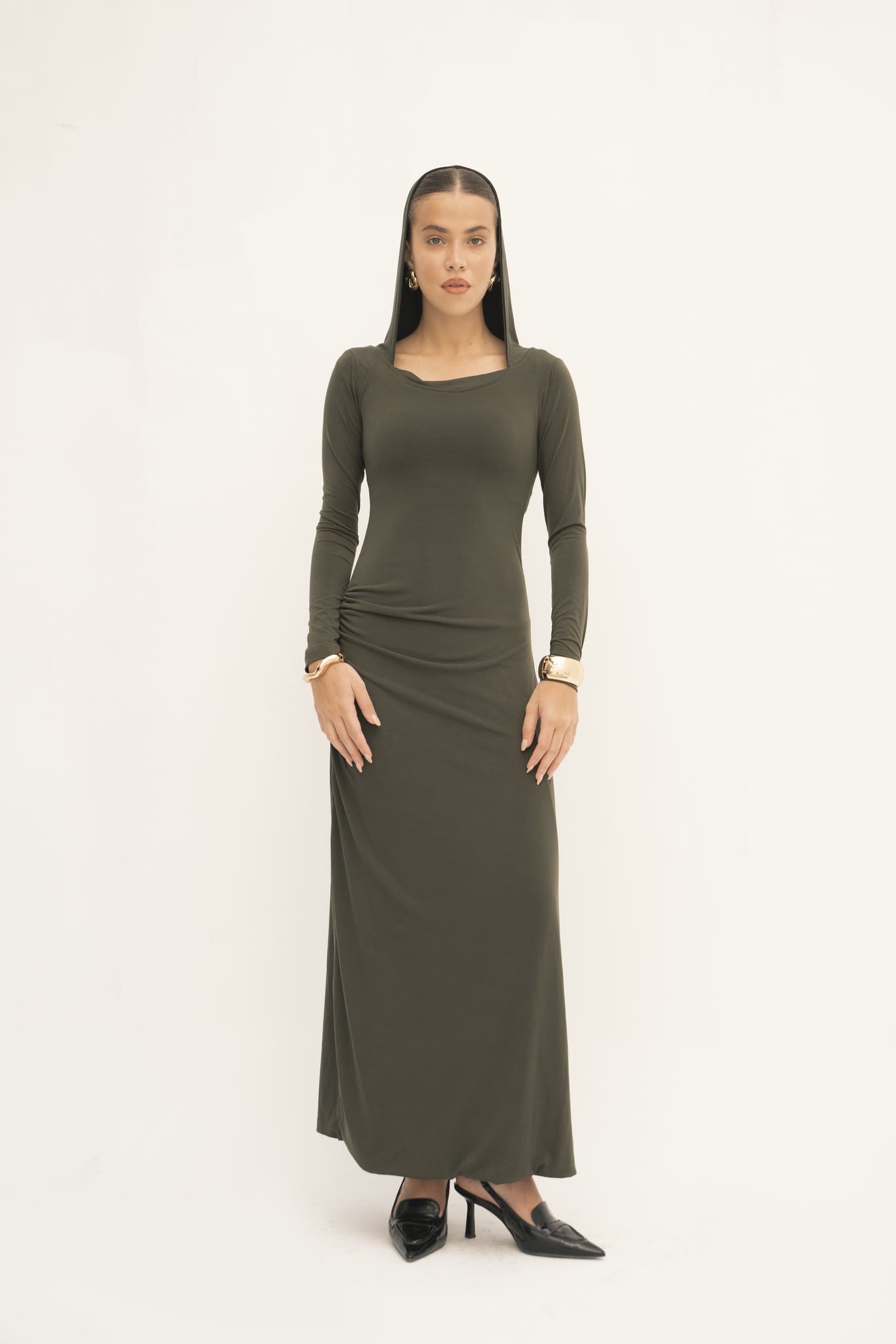 fitted lace wedding dress Olivia Refined Casual Dress - Elegant Lines with Comfortable Fabric for Versatile Styling