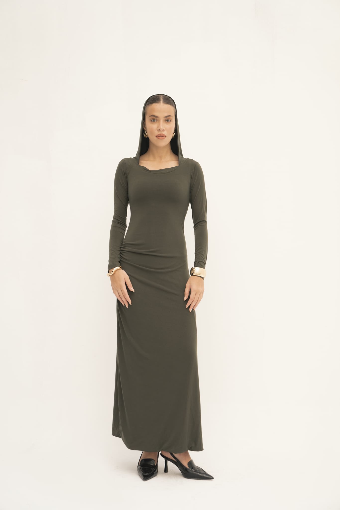 Olivia Dress - Premium Fabric with Fluid Silhouette and Polished Finish for Elevated Everyday Wear - NRA Olivia Dress - Premium Fabric with Fluid Silhouette and Polished Finish for Elevated Everyday Wear - NRA