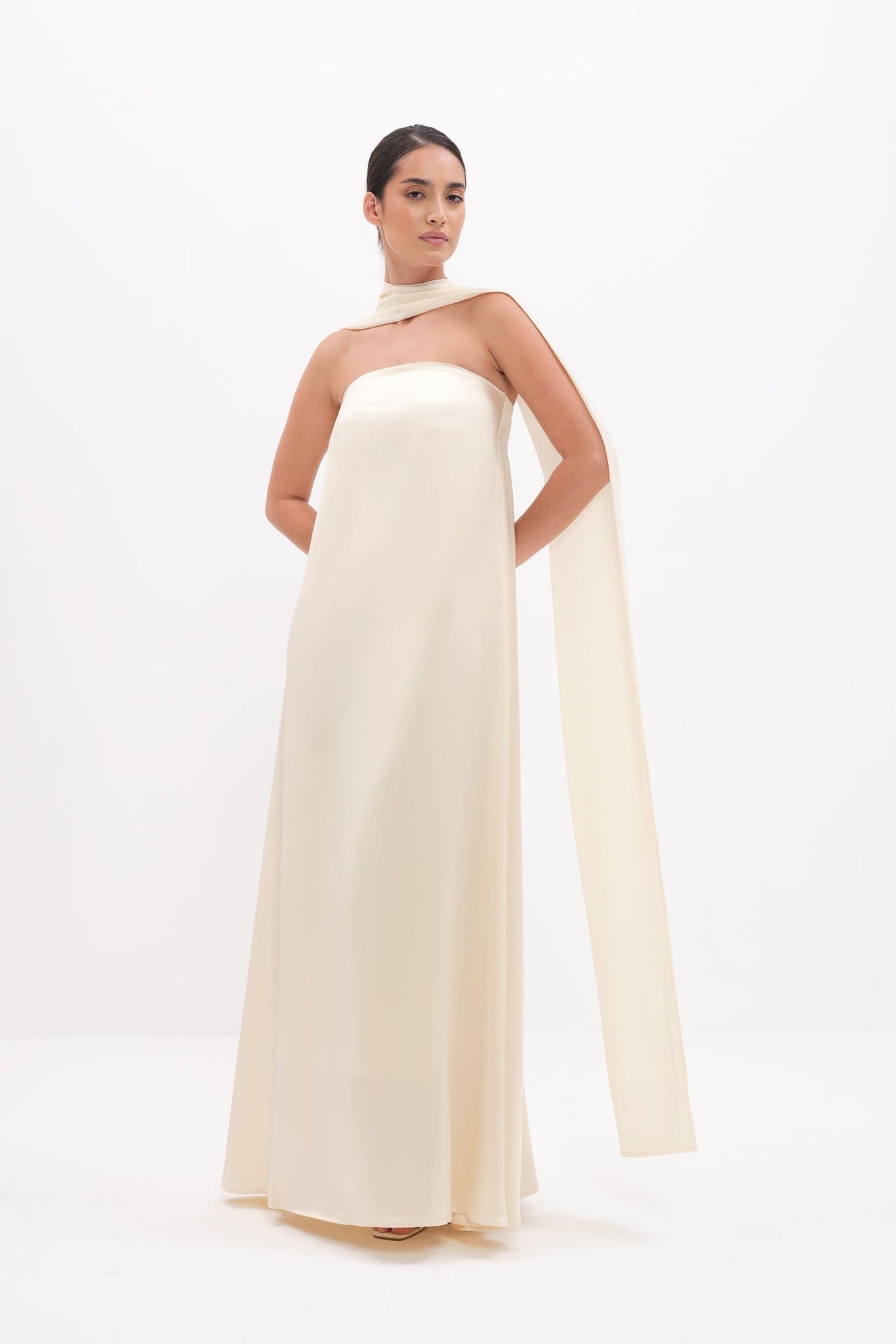 nasha satin dress Nasha Satin Dress