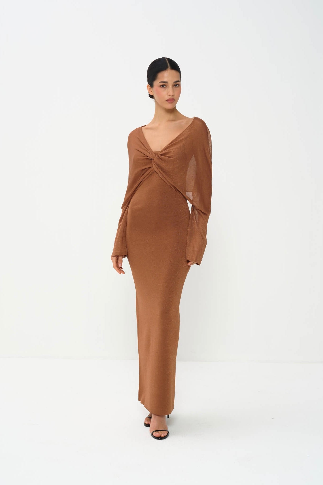 Selene Occasion Maxi Dress - Elegant Draped Construction with Soft Viscose and Flowing Silhouette - NRA Selene Occasion Maxi Dress - Elegant Draped Construction with Soft Viscose and Flowing Silhouette - NRA