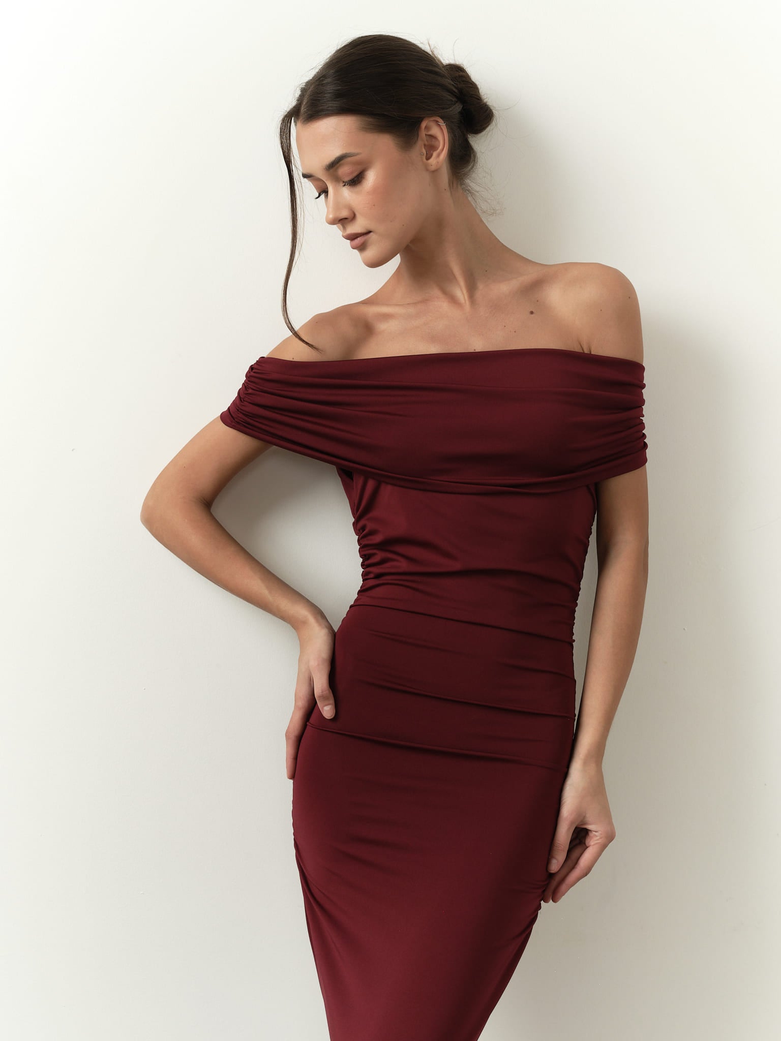 Scarlett Modern Dress - Clean Silhouette with Polished Finish and Refined Style - NRA Scarlett Modern Dress - Clean Silhouette with Polished Finish and Refined Style - NRA