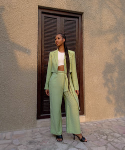 Athena Linen Power Suit